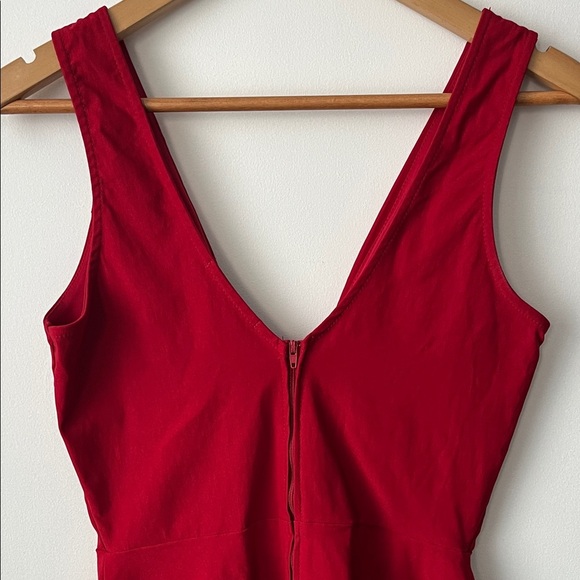 Solemio Red Fit & Flare Mini Dress - Picture 5 of 5